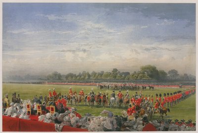 Verzameling in Hyde Park, Londen door English School