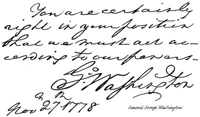Generaal George Washington door English School