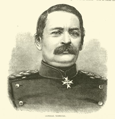 Generaal Kamecke, oktober 1870 door English School