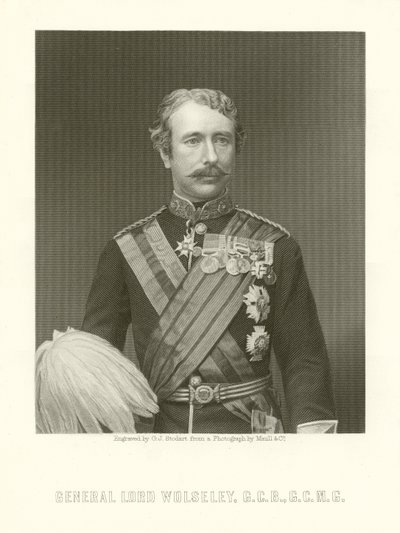Generaal Lord Wolseley door English School