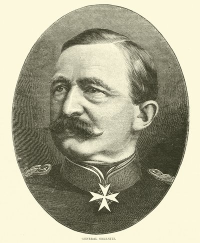 Generaal Obernitz, oktober 1870 door English School