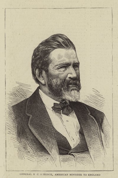 Generaal R C Schenck, Amerikaanse minister in Engeland door English School