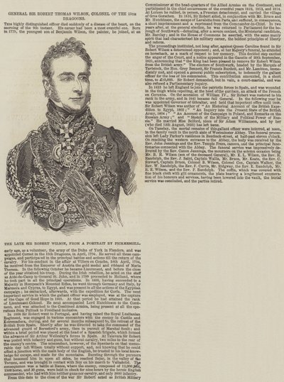 Generaal Sir Robert Thomas Wilson, kolonel van de 15e Dragoons door English School