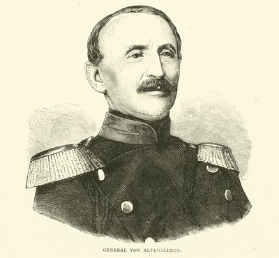 Generaal Von Alvensleben, november 1870 door English School