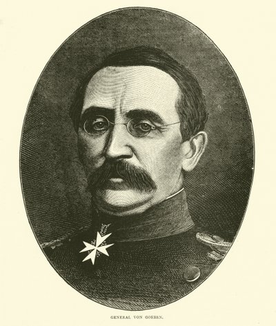 Generaal Von Goeben, oktober 1870 door English School