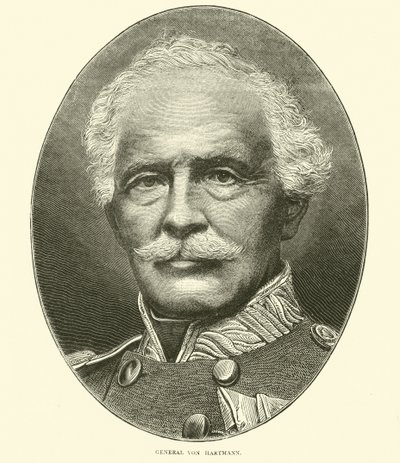 Generaal Von Hartmann, oktober 1870 door English School