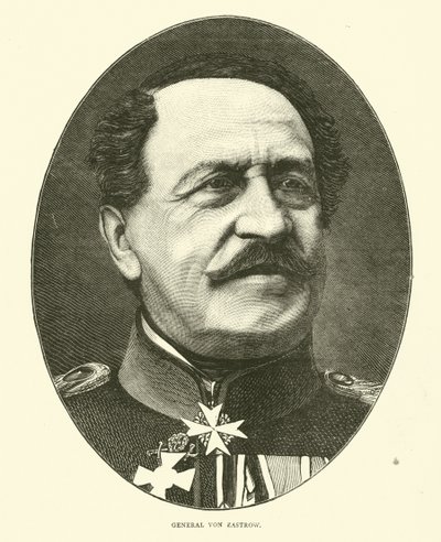 Generaal Von Zastrow, september 1870 door English School