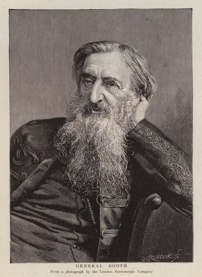 Generaal William Booth, Britse oprichter van het Leger des Heils door English School