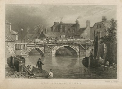 Algemeen overzicht van Bow Bridge door English School