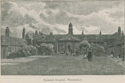 Algemeen uitzicht op Emanuel Hospital door English School