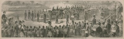 Algemeen overzicht van de scène in Hyde Park bij de uitreiking van het Victoria Cross door English School