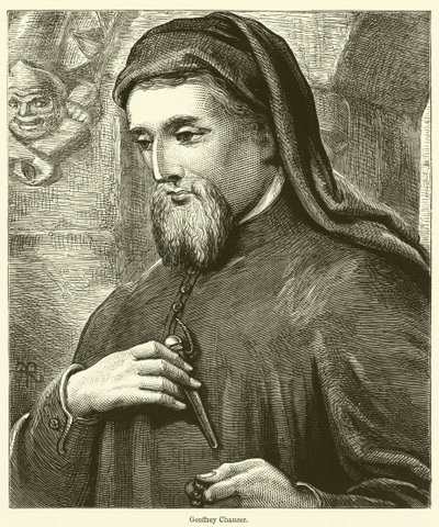 Geoffrey Chaucer door English School