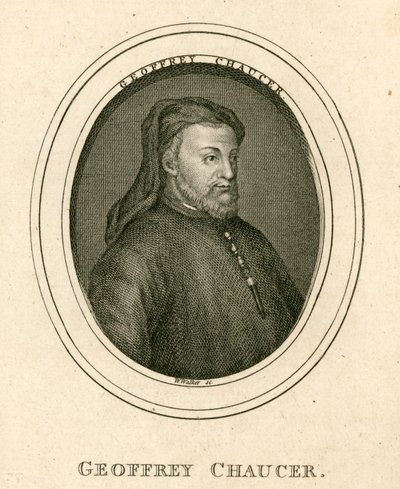 Geoffrey Chaucer door English School