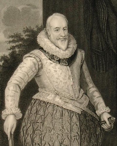 George Carew (1555-1629) Graaf van Totnes en Baron Carew van Clopton door English School