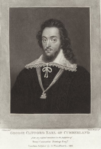 George Clifford Graaf van Cumberland door English School