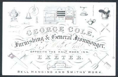 George Cole, leverancier van huishoudelijke en algemene ijzerwaren door English School