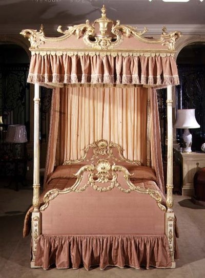 George III hemelbed, eind 18e eeuw door English School