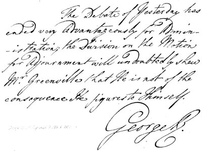 George III van Engeland, geb. 1738, overl. 1820 door English School