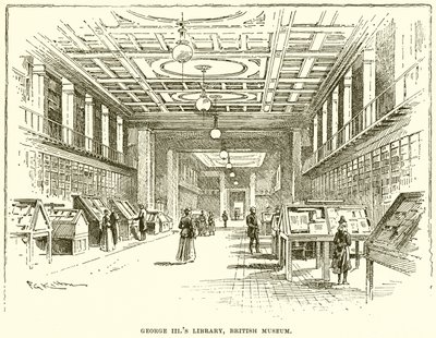 Bibliotheek van George III, British Museum door English School