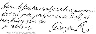 George II van Engeland, geb. 1683, overl. 1760 door English School