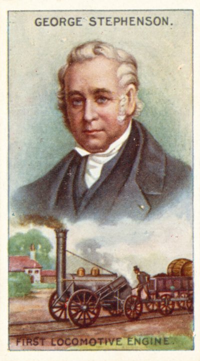 George Stephenson, eerste locomotief door English School