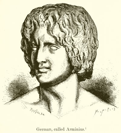 Germaan, genaamd Arminius door English School