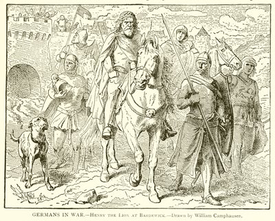Duitsers in oorlog.--Hendrik de Leeuw bij Bardewick door English School