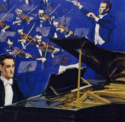 Gershwin zelf voerde Concerto in F uit in Carnegie Hall door English School
