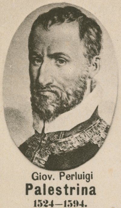 Giovanni Pierluigi da Palestrina (gravure) door English School
