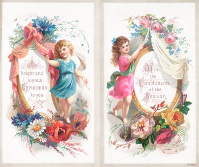 Meisjes en bloemen door English School