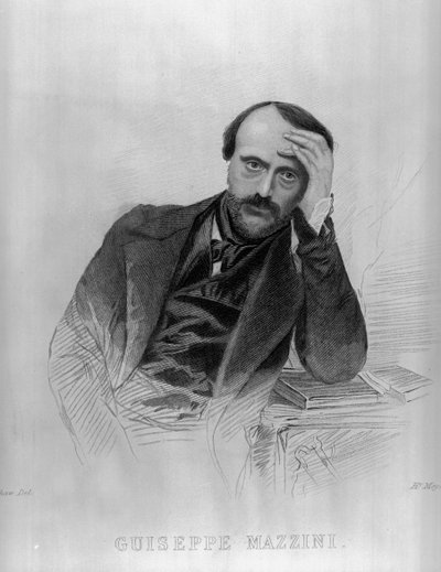 Giuseppe Mazzini, uit 
