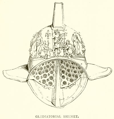 Gladiatorenhelm door English School