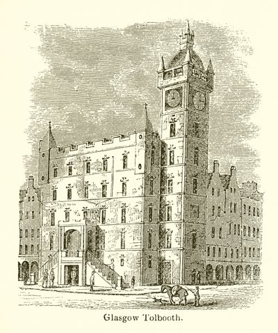 Glasgow Tolbooth door English School