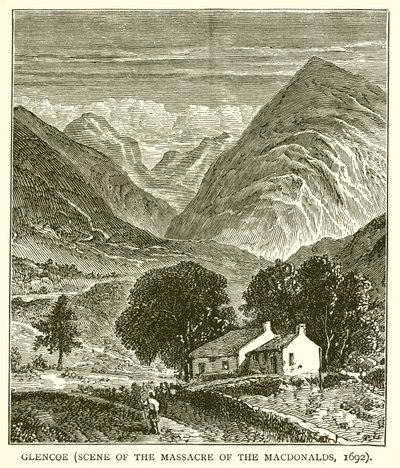 Glencoe (plaats van het bloedbad van de Macdonalds, 1692) door English School