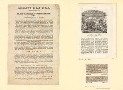 Gliddons Cigar Divan, opgericht februari 1825 door English School