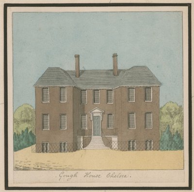 Gough House in Chelsea door English School
