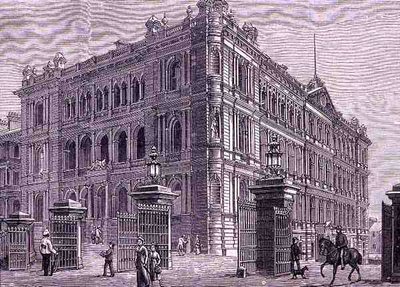Regeringsgebouwen, Macquarie Street, Sydney, Australië, uit 