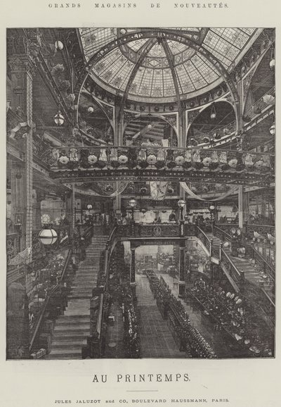 Grands Magasins de Nouveautés au Printemps door English School