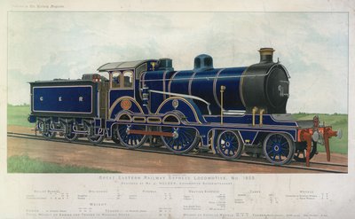 Great Eastern Railway Express Locomotief door English School