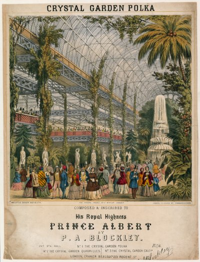 Grote Tentoonstelling, 1851, Crystal Garden Polka door English School