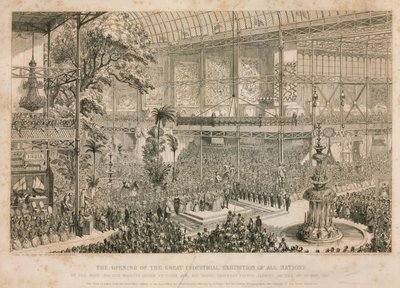 Grote Tentoonstelling, 1851, Opening op 1 mei 1851 door English School