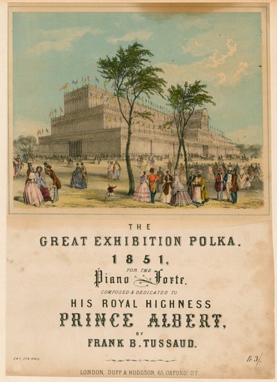 Grote Tentoonstelling Polka, 1851 door English School