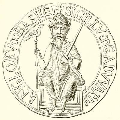 Grote zegel van Eduard de Belijder door English School