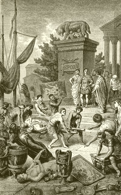 Griekse cultuur--Beelden en kunstwerken naar Rome gebracht door English School
