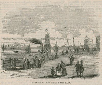 Greenwich Pier voor de val door English School