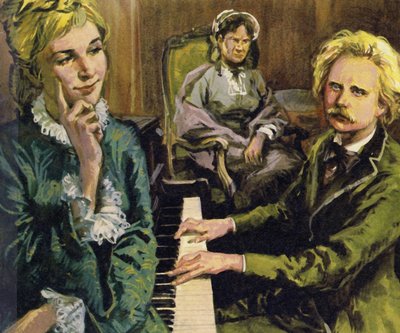 Grieg vierde zijn verloving met Nina Hagerup door I Love Thee te componeren door English School
