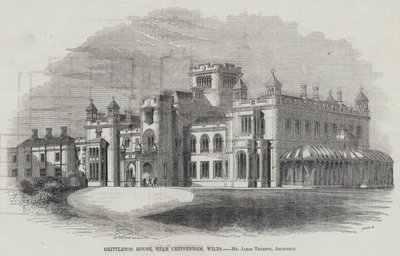 Grittleton House, nabij Chippenham, Wilts door English School