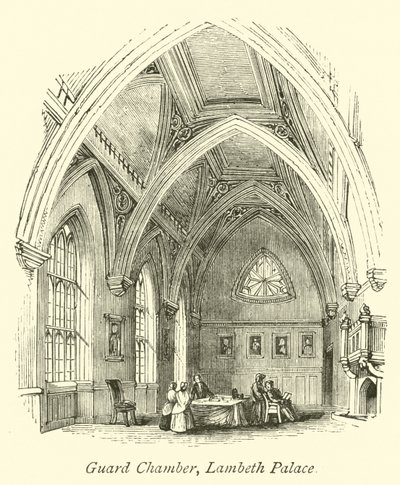 Wachtkamer, Lambeth Palace door English School