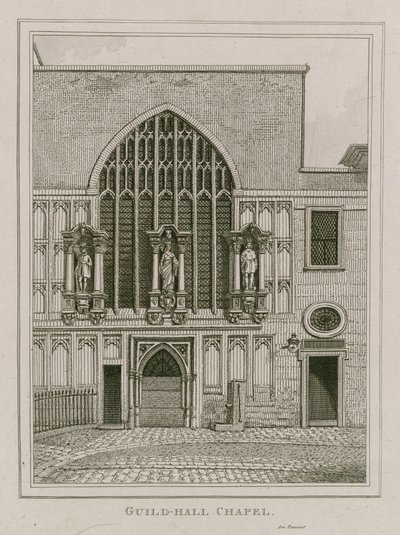 Guildhall Kapel, Londen door English School