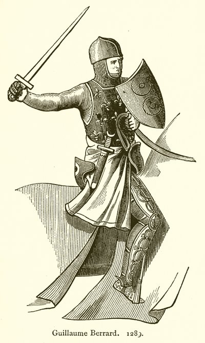 Guillaume Berrard. 1289 door English School